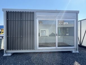 福井県 ユニットハウス・プレハブ 3.02坪［47MSL AC付 シルバー］