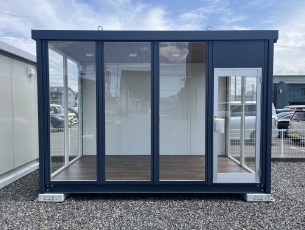 福井県 ユニットハウス・プレハブ 2.43坪［38MSL ブラック］